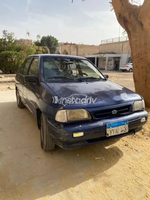 كيا برايد 2000 أزرق غامق مستعملة للبيع - 4