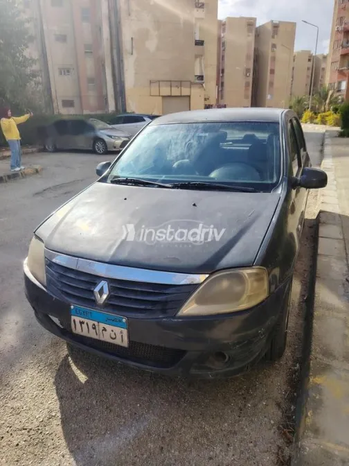 Renault Logan 2010 Black Used for Sale - 1