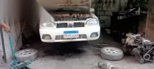 دايو لانوس 1997 أبيض مستعملة للبيع