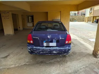 هيونداي فيرنا 2010 أزرق مستعملة للبيع