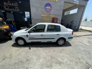 رينو كليو 2003 أبيض مستعملة للبيع