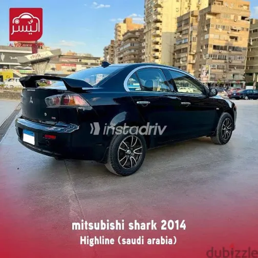 ميتسوبيشي لانسر 2014 أسود مستعملة للبيع - 4