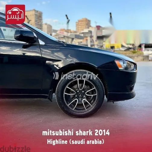 ميتسوبيشي لانسر 2014 أسود مستعملة للبيع - 5