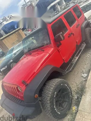 جيب رانجلر 2010 أحمر مستعملة للبيع