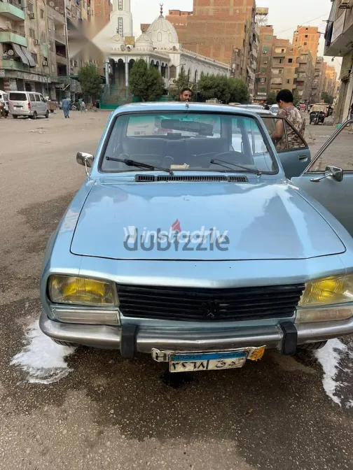 بيجو 504 1990 أزرق غامق مستعملة للبيع - 6