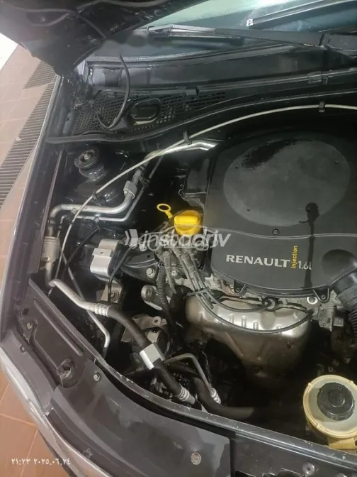 رينو لوجان 2010 أسود مستعملة للبيع - 6