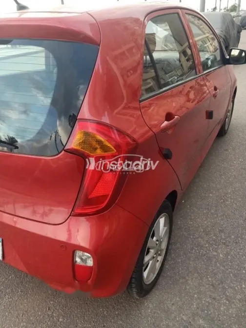 كيا بيكانتو 2015 أحمر مستعملة للبيع - 6