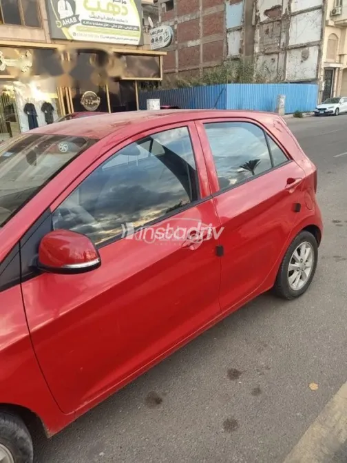 كيا بيكانتو 2015 أحمر مستعملة للبيع - 7