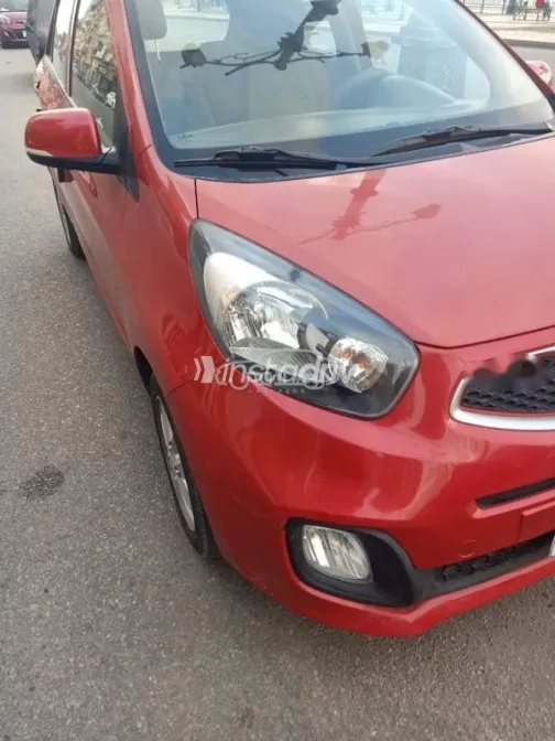 كيا بيكانتو 2015 أحمر مستعملة للبيع - 8