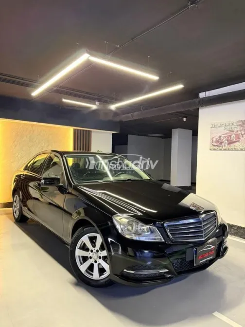مرسيدس C 180 2014 أسود مستعملة للبيع - 3