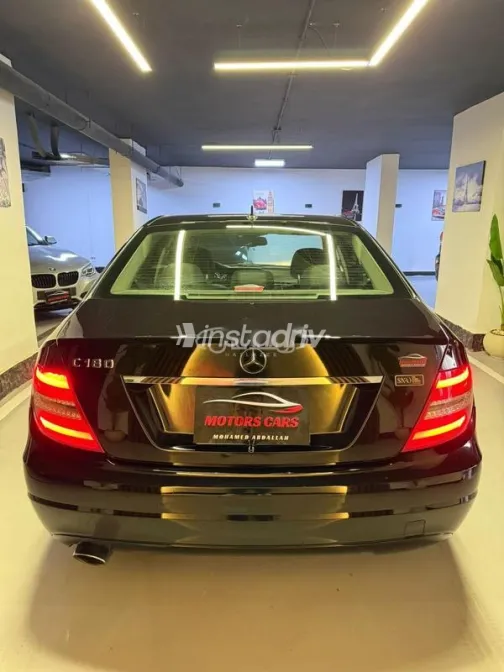 مرسيدس C 180 2014 أسود مستعملة للبيع - 7