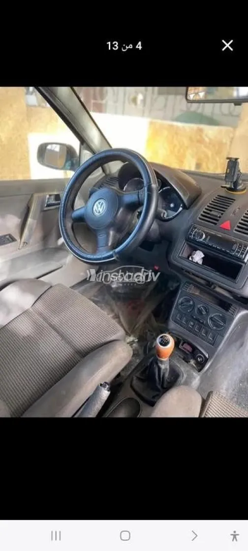 فولكس فاغن بولو 2001 أسود مستعملة للبيع - 4