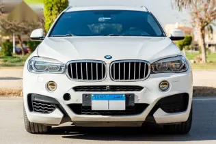 بي ام دبليو X6 2018 أبيض مستعملة للبيع