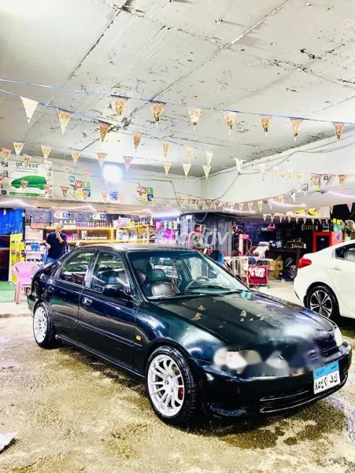 هوندا سيفك 1993 أزرق غامق مستعملة للبيع - 2