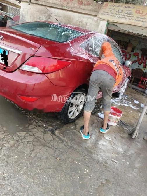 Hyundai Accent RB 2019 Dark Red Used for Sale - 3