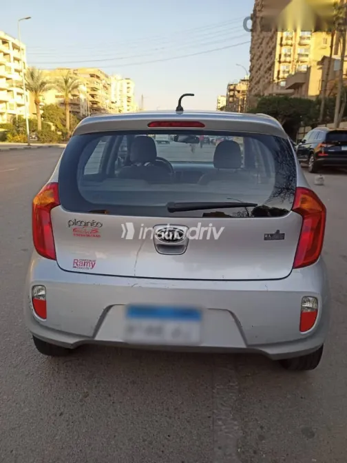 كيا بيكانتو 2014 فضي مستعملة للبيع - 4