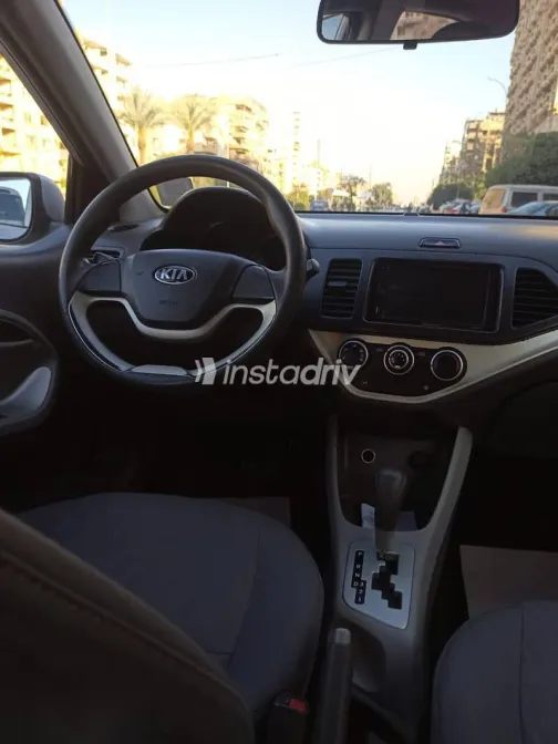كيا بيكانتو 2014 فضي مستعملة للبيع - 9