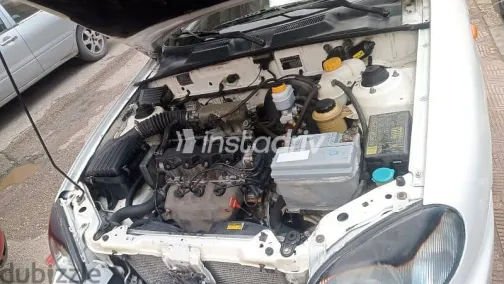 دايو لانوس 2004 أبيض مستعملة للبيع - 3