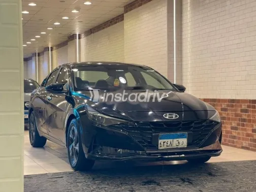 Hyundai Elantra 2021 Black Used for Sale - 2