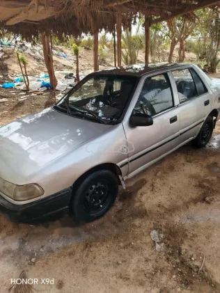 هيونداي اكسيل 1993 فضي مستعملة للبيع