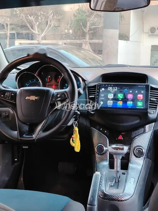 شيفروليه كروز 2010 أسود مستعملة للبيع - 5