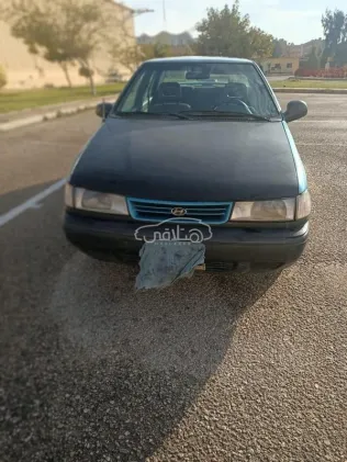 هيونداي اكسيل 1996 سماوي مستعملة للبيع