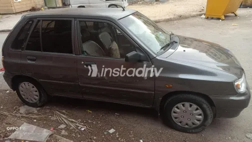 كيا برايد 2014 رمادي غامق مستعملة للبيع - 5