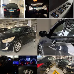 هيونداي اكسنت RB 2015 أسود مستعملة للبيع