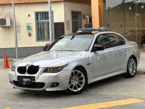 بي ام دبليو 525 2008 فضي مستعملة للبيع - 3