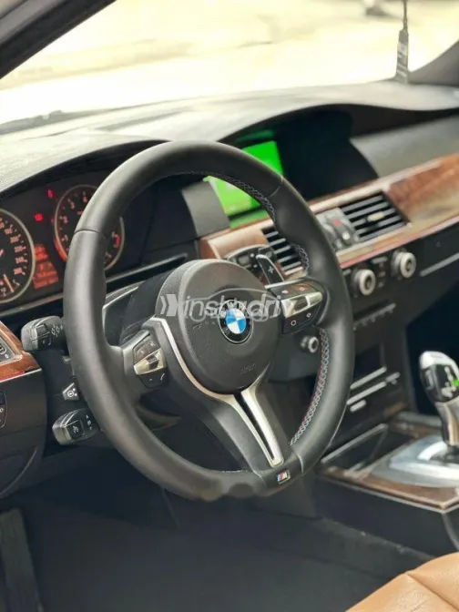 بي ام دبليو 525 2008 فضي مستعملة للبيع - 8