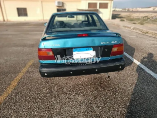 هيونداي اكسيل 1998 أزرق مستعملة للبيع - 2