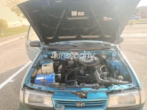 هيونداي اكسيل 1998 أزرق مستعملة للبيع - 5