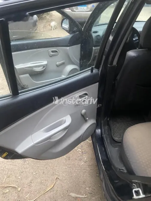 كيا بيكانتو 2008 أسود مستعملة للبيع - 6