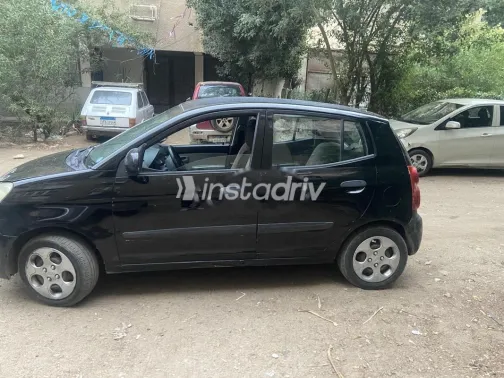 كيا بيكانتو 2008 أسود مستعملة للبيع - 8