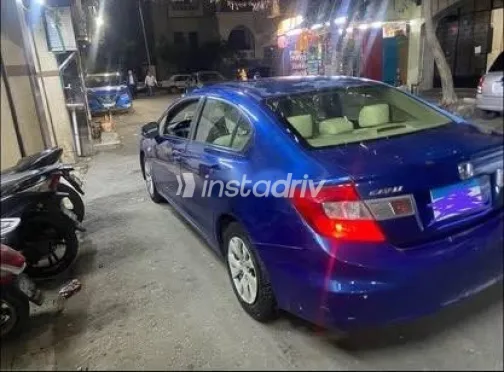 Honda Civic 2012 Blue Used for Sale - 3