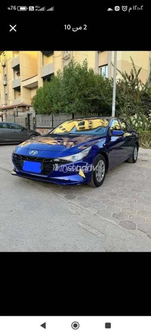 هيونداي إلنترا سى ان 7 2022 أبيض مستعملة للبيع - 2