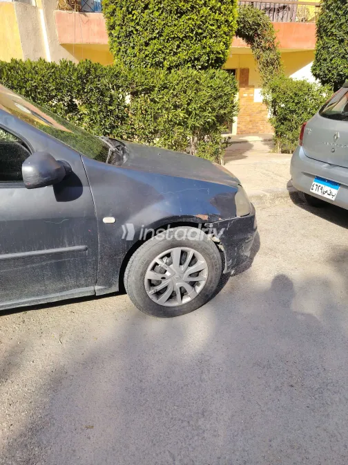 رينو لوجان 2010 أبيض مستعملة للبيع - 8