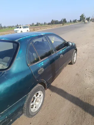 هيونداي اكسنت 1998 أبيض مستعملة للبيع