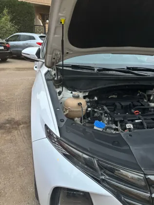 هيونداي توسان 2024 أبيض مستعملة للبيع