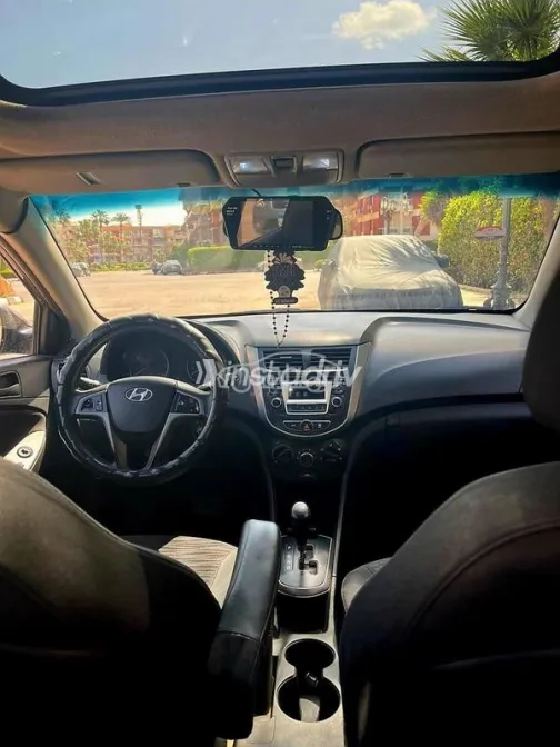 هيونداي اكسنت RB 2017 بني مستعملة للبيع - 6