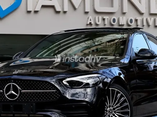 مرسيدس C 200 2023 أسود مستعملة للبيع - 3