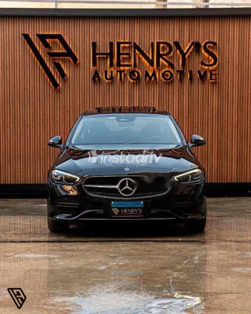 مرسيدس C 200 2023 أسود مستعملة للبيع - 3