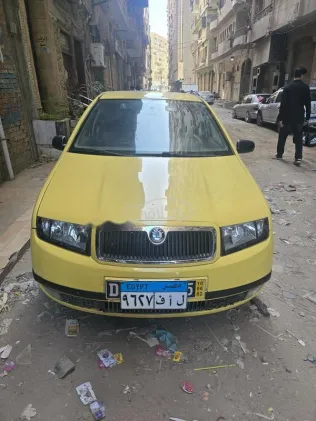 سكودا فابيا 2001 أصفر مستعملة للبيع