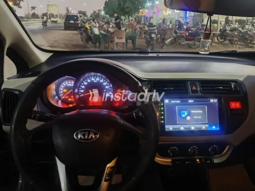 Kia Rio 2014 Dark Gray Used for Sale - 4