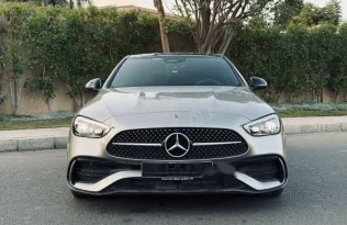 مرسيدس C 200 2024 فضي مستعملة للبيع
