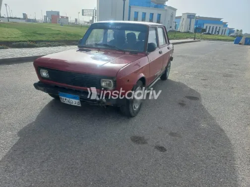 فيات 128 1990 أحمر مستعملة للبيع - 2