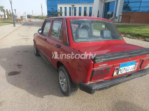فيات 128 1990 أحمر مستعملة للبيع - 5