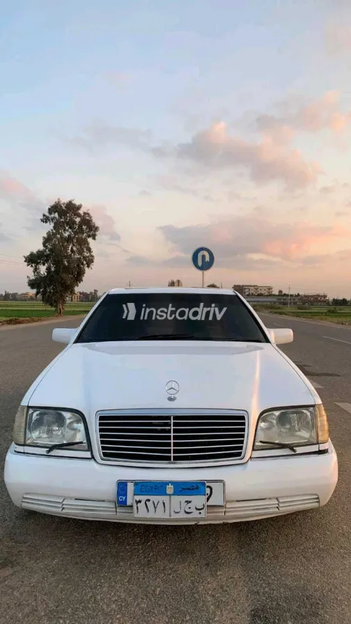 مرسيدس S 320 1993 أبيض مستعملة للبيع - 9