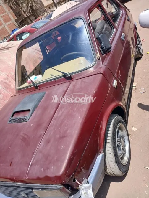 فيات 127 1986 أحمر مستعملة للبيع - 4