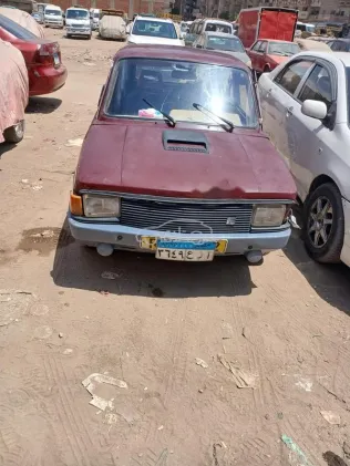 فيات 127 1986 أحمر مستعملة للبيع
